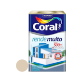 Tinta Acrílica Rende Muito Fosco Areia 18L Coral  Tinta Acrílica Rende Muito Fosco Areia 18L Coral