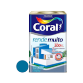 Tinta Acrílica Rende Muito Fosco Azul Profundo 16L Coral 