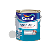 Tinta Acrilica Rende Muito Fosco Cinza Alpino 3,2L Coral