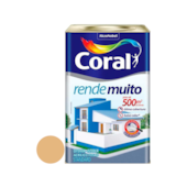 Tinta Acrílica Rende Muito Fosco Cromo Suave 18L Coral 