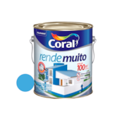 Tinta Acrílica Rende Muito Fosco Oceano 3,6L Coral  Tinta Acrílica Rende Muito Fosco Oceano 3,6L Coral