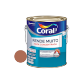 Tinta Acrílica Rende Muito Fosco Pote de Argila 3,2L Coral