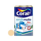 Tinta Acrílica Rende Muito Fosco Vanilla 18L Coral  Tinta Acrílica Rende Muito Fosco Vanilla 18L Coral