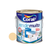 Tinta Acrílica Rende Muito Fosco Vanilla 3,6L Coral  Tinta Acrílica Rende Muito Fosco Vanilla 3,6L Coral