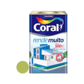 Tinta Acrílica Rende Muito Fosco Verde Limão 18L Coral  Tinta Acrílica Rende Muito Fosco Verde Limão 18L Coral