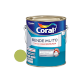 Tinta Acrílica Rende Muito Fosco Verde Limão 3,2L Coral