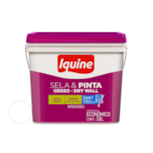 Tinta Acrílica Sela e Pinta Gesso Dry Wall Branco Neve 3,6L Iquini