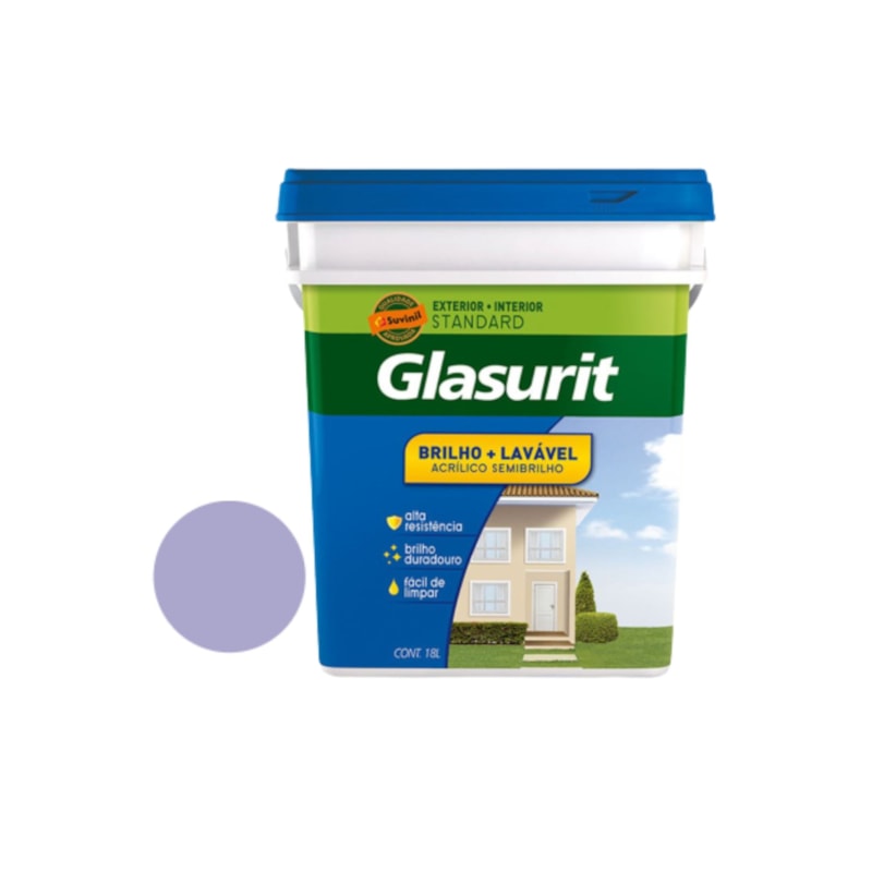 Tinta Acrílica Semi Brilho Equilíbrio Intenso 18L Glasurit
