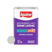 Tinta Acrílica Semibrilho Super Lavável 18L Branco Gelo Iquine Tinta Acrílica Semibrilho Super Lavável 18L Branco Gelo Iquine