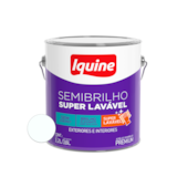 Tinta Acrílica Semibrilho Super Lavável 3,6L Branco Luz Iquine Tinta Acrílica Semibrilho Super Lavável 3,6L Branco Luz Iquine