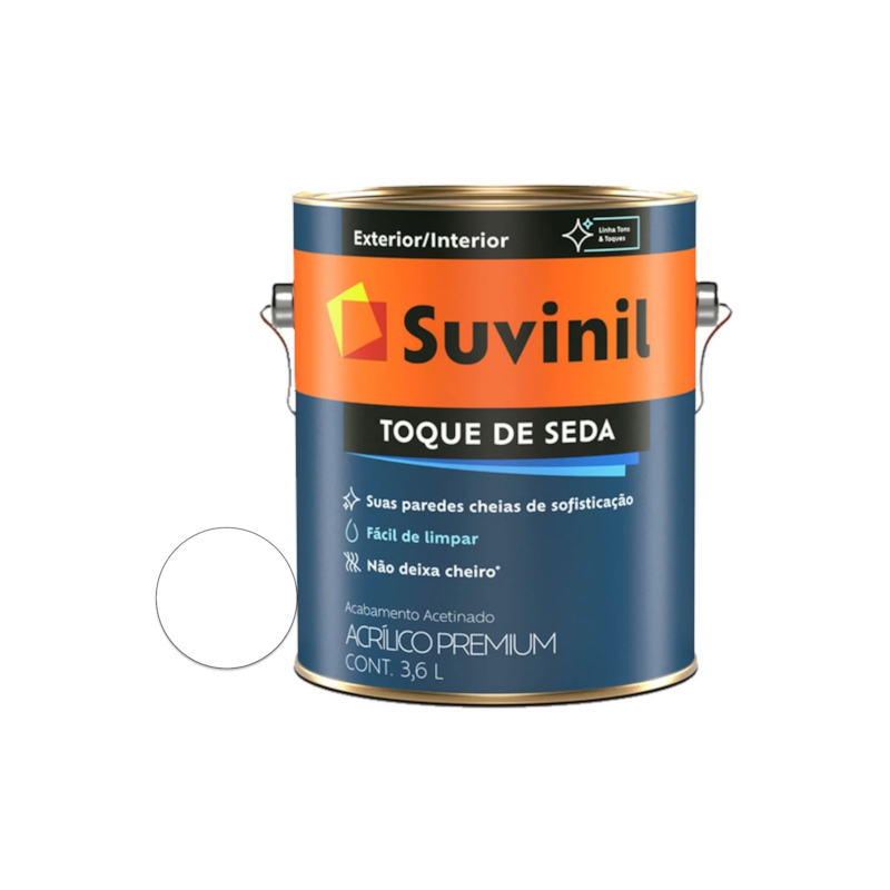 Tinta Acrílica Toque de Seda Branco 3,6L Suvinil