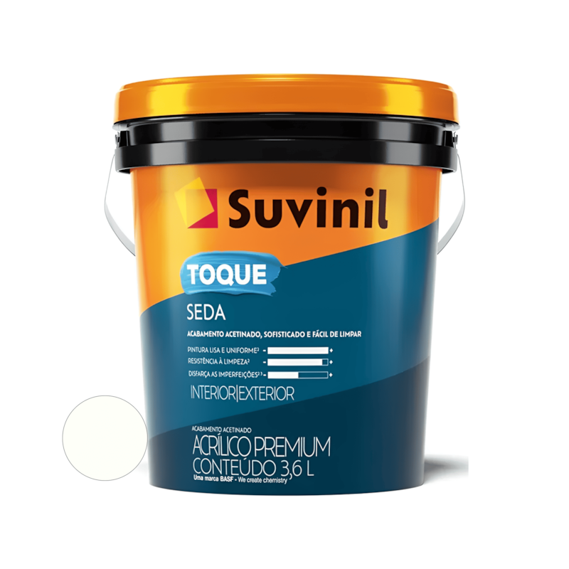 Tinta Acrílica Toque Seda Branco Neve 3,6L Suvinil