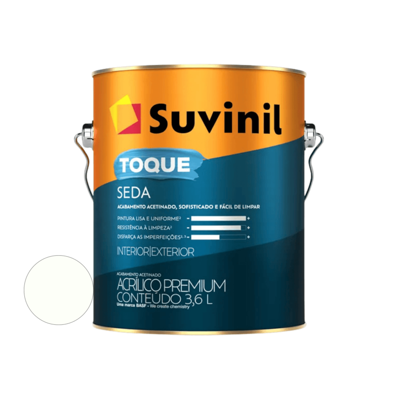Tinta Acrílica Toque Seda Branco Neve 3,6L Suvinil