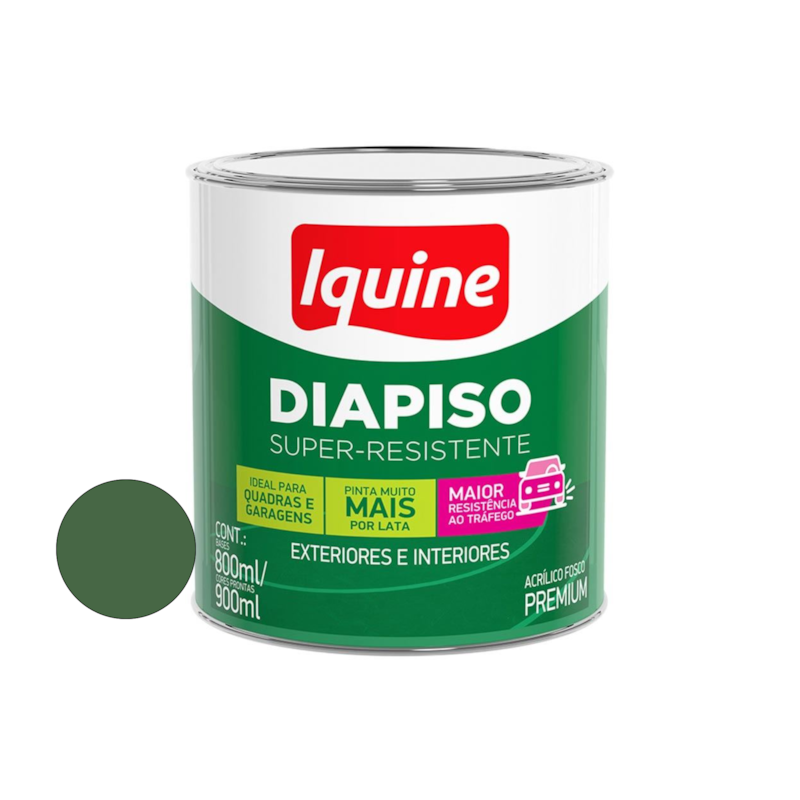 Tinta Diapiso Verde Folha 900ml Iquine