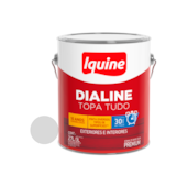 Tinta Esmalte Base de Água Dialine Topa Tudo Acetinado Branco Gelo 3,0L Iquine