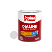Tinta Esmalte Base de Água Dialine Topa Tudo Acetinado Branco Gelo 750ml Iquine