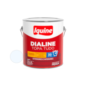 Tinta Esmalte Base de Água Dialine Topa Tudo Acetinado Branco Neve 3,0L Iquine