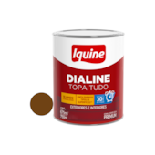 Tinta Esmalte Base de Água Dialine Topa Tudo Alto Brilho Tabaco 750ml Iquine