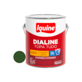 Tinta Esmalte Base de Água Dialine Topa Tudo Alto Brilho Verde Folha 3,0L Iquine