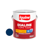 Tinta Esmalte Base de Água Dialine Topa Tudo Azul Del Rey 3,0L Iquine