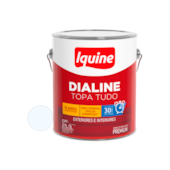 Tinta Esmalte Base de Água Dialine Topa Tudo Fosco Branco 3,0L Iquine