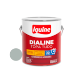 Tinta Esmalte Base de Água Dialine Topa Tudo Platina 3,0L Iquine