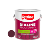 Tinta Esmalte Brilho 3,6L Vermelho Vinho Dialine Iquine