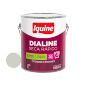Tinta Esmalte Brilho 3L Acetinado Branco Gelo Dialine Iquine