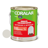 Tinta Esmalte Coralar Secagem Rápida Brilhante Branco Gelo 3L Coral