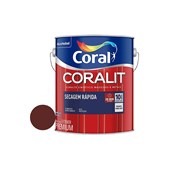 Tinta Esmalte Sintético Coralit Secagem Rápida Vermelho Goya 3L Coral