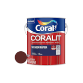 Tinta Esmalte Sintético Coralit Secagem Rápida Vermelho Goya 3L Coral