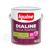 Tinta Esmalte Sintético Dialine Seca Rápido Branco Neve 3,0L Iquine