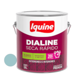 Tinta Esmalte Sintético Dialine Seca Rápido Brilhante Azul Céu 3,6L Iquine