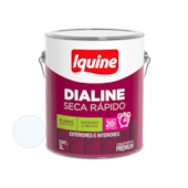 Tinta Esmalte Sintético Dialine Seca Rápido Fosco Branco Neve 3,0L Iquine