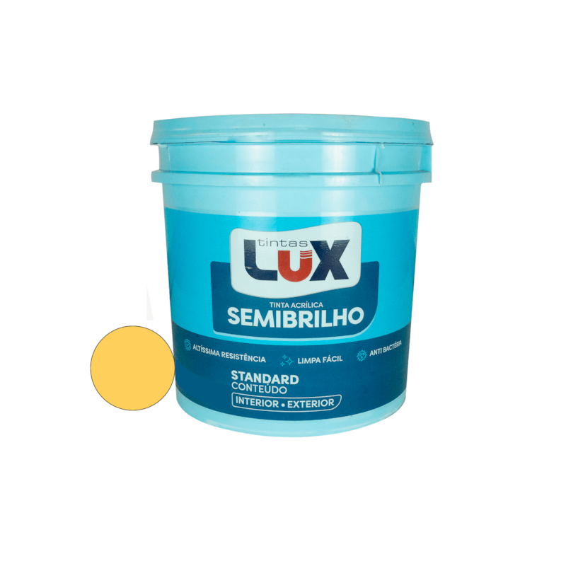 Tinta Lux Semi Brilho Amarelo Canário 3,6L