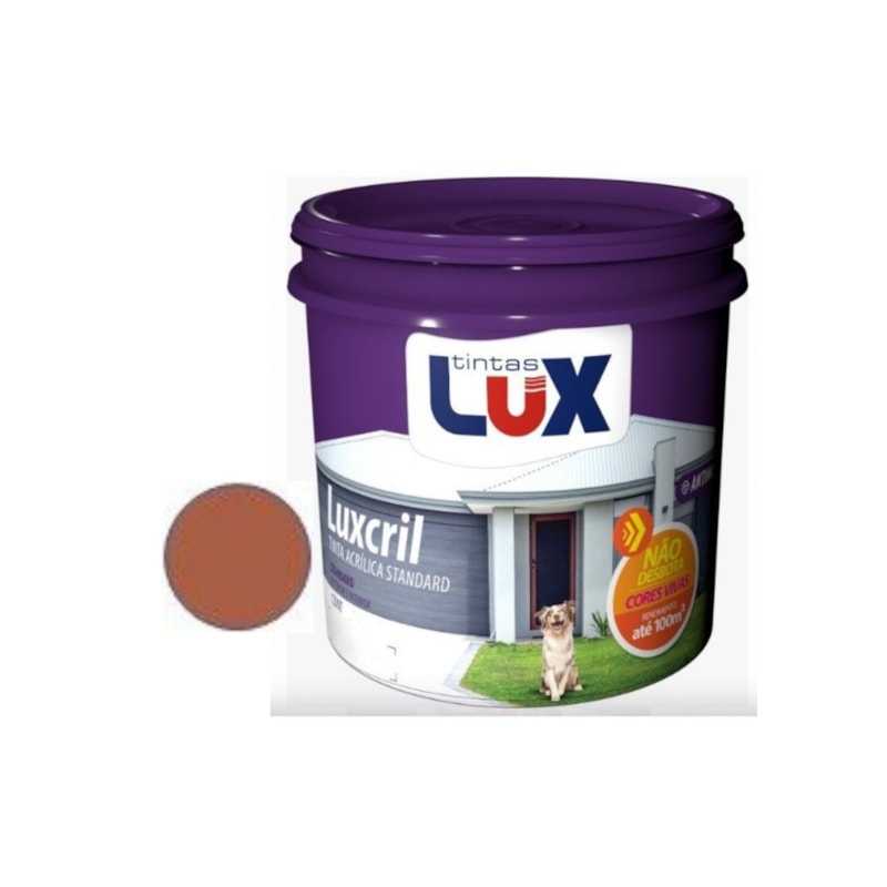 Tinta Luxcril Acrílico Fosco Cerâmica 15L
