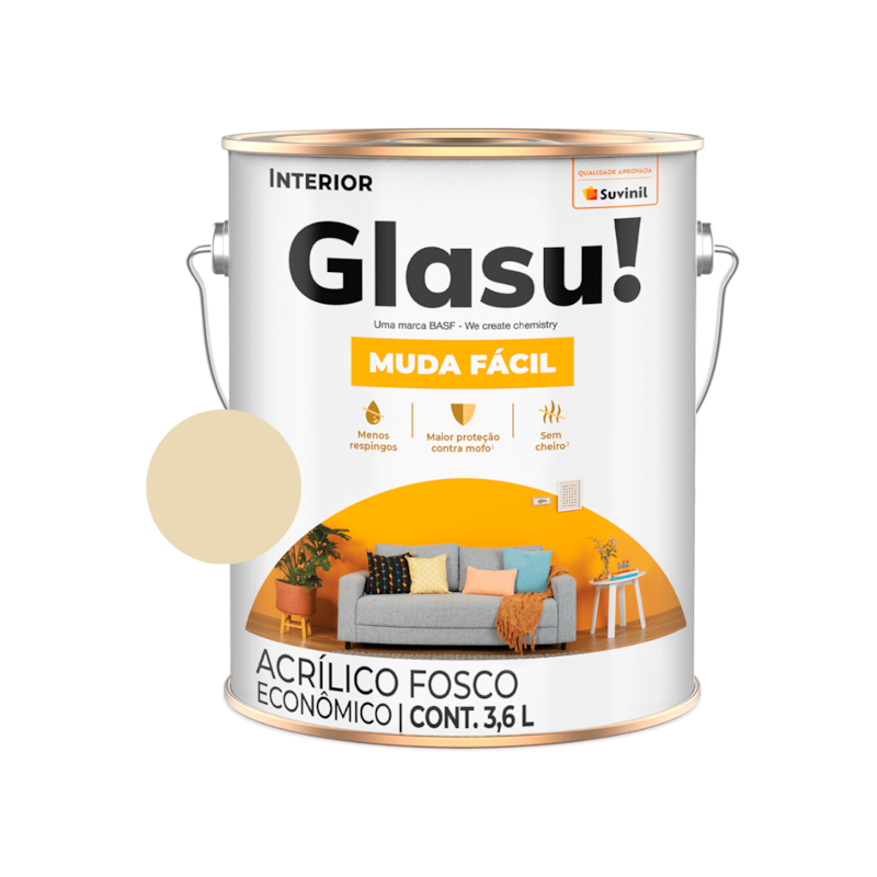 Tinta Muda Fácil Marfim 3.6L Glasurit