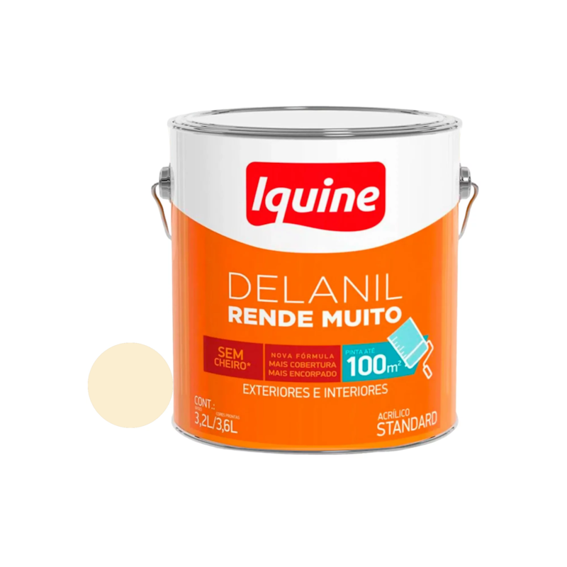 Tinta Rende Muito Palha Delanil 3,6L Iquine