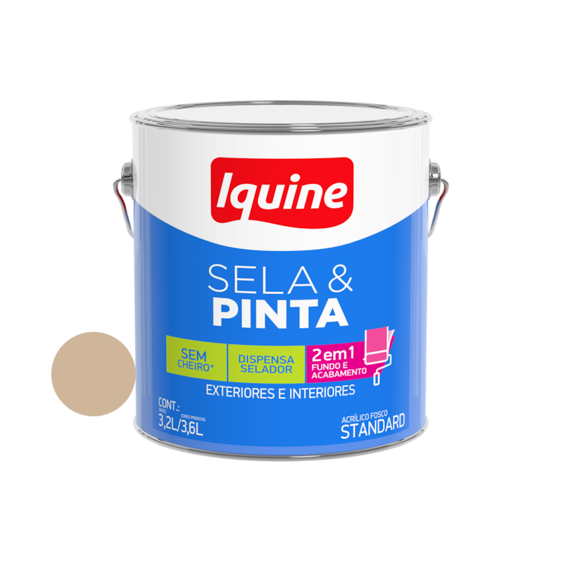 Tinta Sela e Pinta Areia 3,6L Iquine