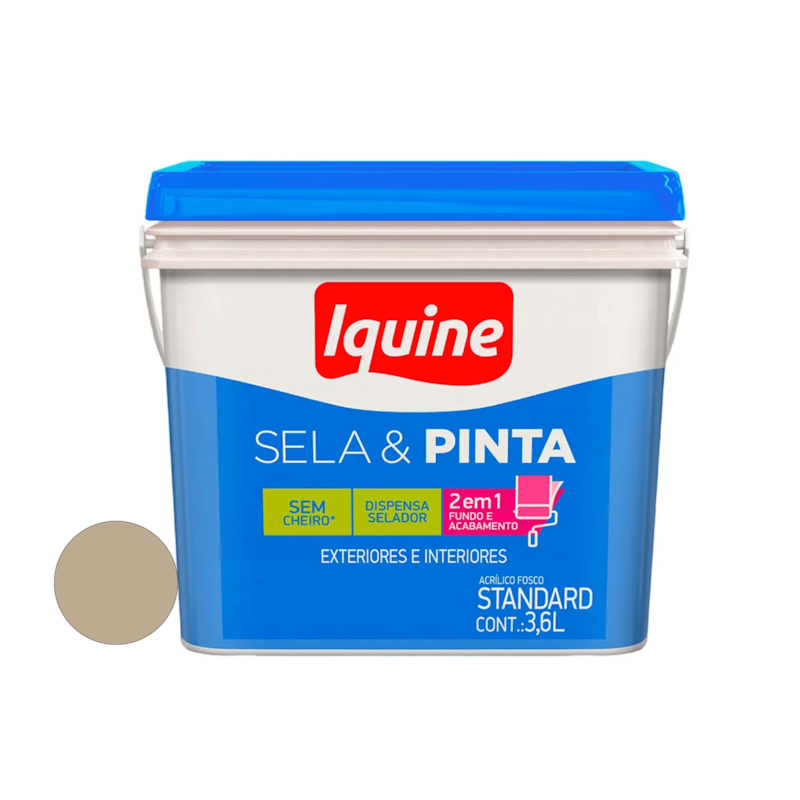 Tinta Sela e Pinta Camurça 3,6L Iquine