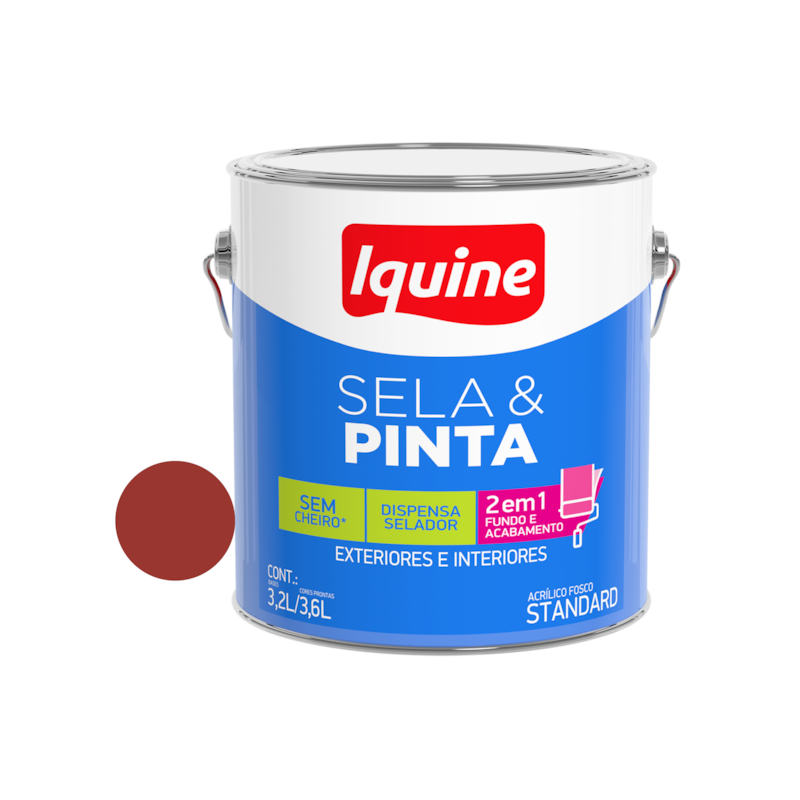 Tinta Sela e Pinta Maçaranduba 3,6L Iquine