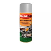 Tinta Spray Alta Temperatura Alumínio 350ml Colorgin