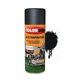 Tinta Spray Alta Temperatura Fosco Preto 350ml Colorgin