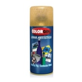 Tinta Spray Glitter Ouro 100ml Colorgin