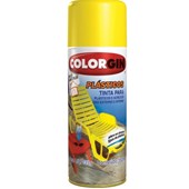 Tinta Spray para Plástico Ouro 350ml Colorgin