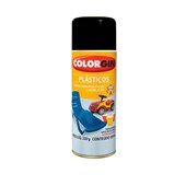 Tinta Spray para Plástico Preto 350ml Colorgin