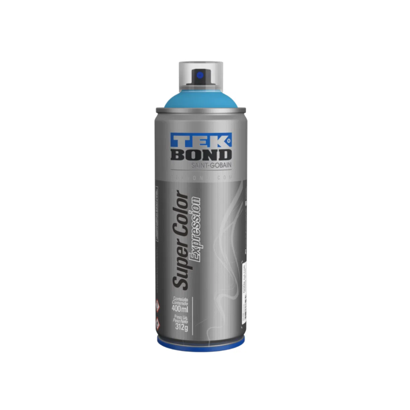 Tinta Spray Street Art Turquesa 400ML Tekbond