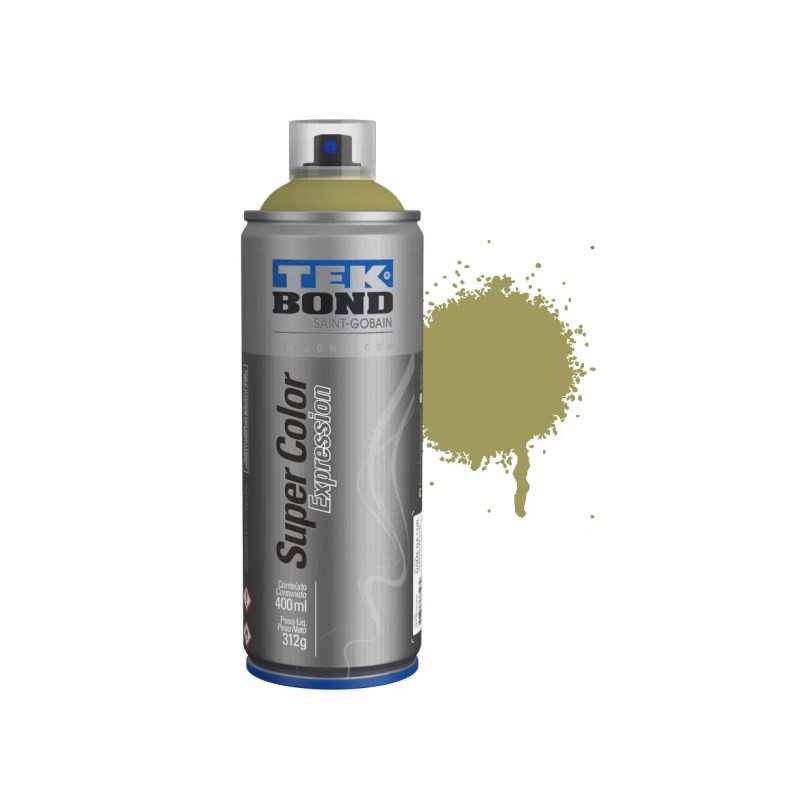 Tinta Spray Street Art Verde Gnomo 400ML Tekbond