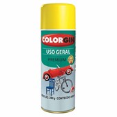 Tinta Spray Uso Geral Amarelo 400ml Colorgin