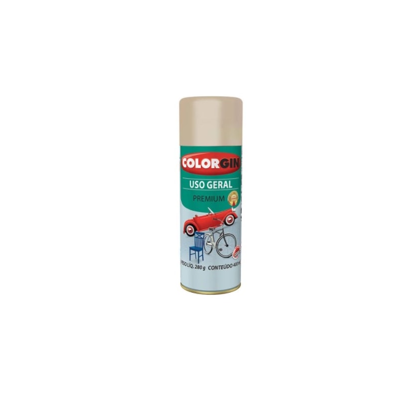 Tinta Spray Uso Geral Bege Brastemp 400ml Colorgin